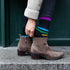 Diabetic Socks for Men, Diabetic Socks For Women, Neuropathy, Non Binding, Seamless - Multi Stripe